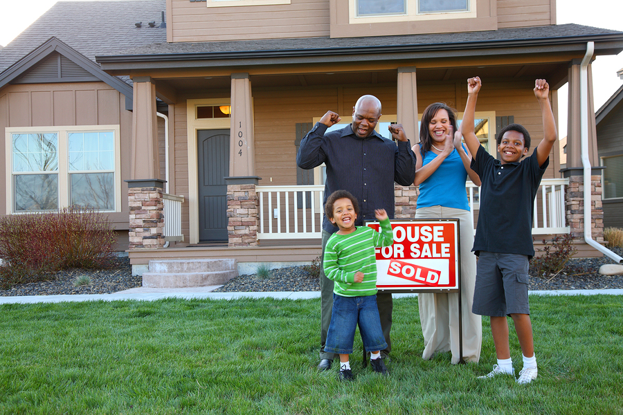 bigstock-African-American-family-celebr-14087630
