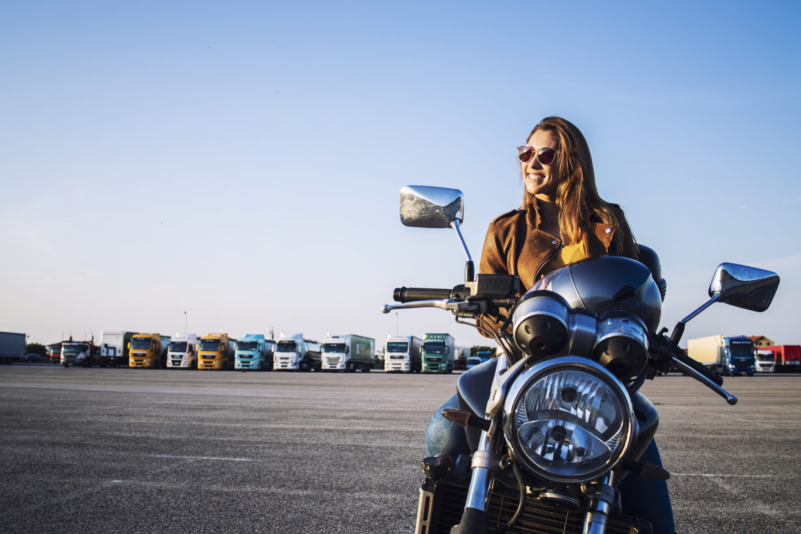 woman motorcycle insurance